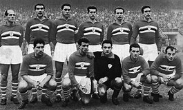 La Sampdoria del 1961 quarto posto in classifica e un attacco da far paura